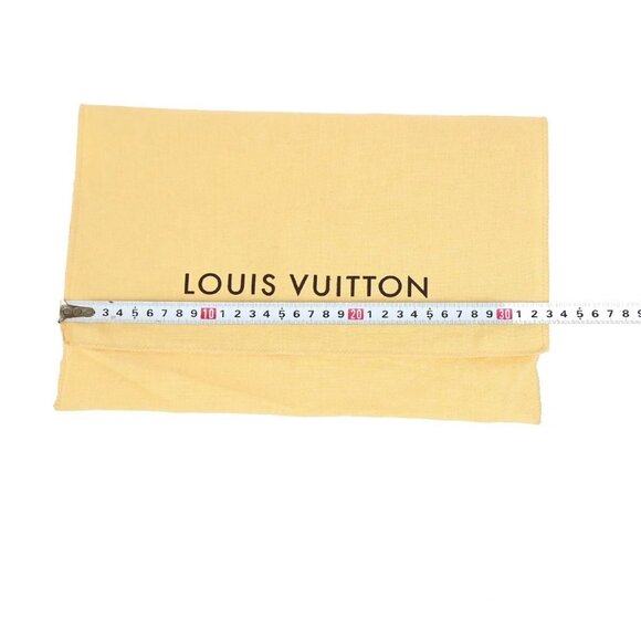 LOUIS VUITTON Logo 10 Set Dust Bag Drawstring Canvas Cotton Beige Brown - Picture 12 of 16